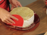 Торта с пандишпанов блат, крем „Ванилия“ и ягоди 17